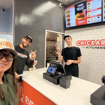 Chickaroo Kitchens - Hangin' out with da boys of Chickaroo Kitchens in the Walmart (Cape Coral, FL). This is the 1st and only location in FL. - Burgers Near Me - Cape Coral, Florida
