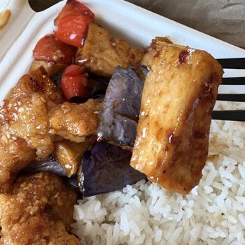 Panda Express - yummy tofu & eggplant - Chinese Near Me - North Brunswick, New Jersey