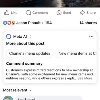 Charlie's - They even said on FB that they would still honor gift cards with new ownership. - Sandwiches Near Me - Manchester, New Hampshire