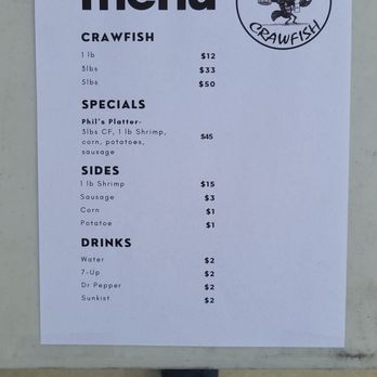 Phil's Crawfish - Menu - Seafood Near Me - Katy, Texas Phil's Crawfish - Menu - Seafood Near Me - Katy, Texas