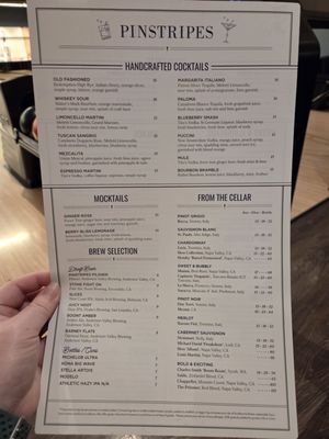 Menu photo 4 Pinstripes San Mateo, CA