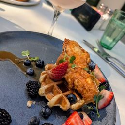 Chicken and Waffle Plate