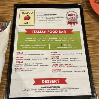 Tomato Cafe - Italian Near Me - Albuquerque, New Mexico