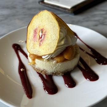 The Bancroft - Peach Cobbler Cheesecake - New American Near Me - Burlington, Massachusetts