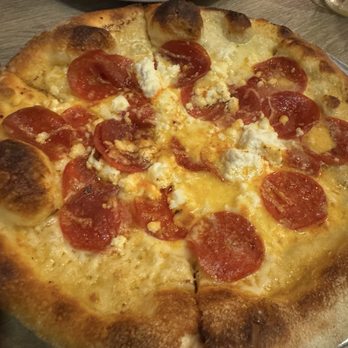 Pizza Nova - Pepperoni White Pizza - Pizza Near Me - San Diego, California