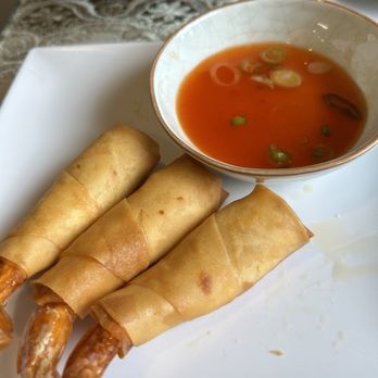 Grandma Thai Cuisine - A2. SHRIMP BIKINI (5 PCS) - Thai Near Me - Kent, Washington Grandma Thai Cuisine - A2. SHRIMP BIKINI (5 PCS) - Thai Near Me - Kent, Washington