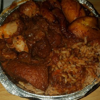 Caribbean Sunshine Restaurant - Stewed chicken.Rice peas and plantains. - Caribbean Near Me - Bronx, New York Caribbean Sunshine Restaurant - Stewed chicken.Rice peas and plantains. - Caribbean Near Me - Bronx, New York