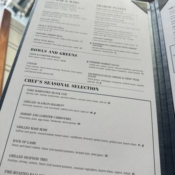 Palisade - menu - Seafood Near Me - Seattle, Washington Palisade - menu - Seafood Near Me - Seattle, Washington