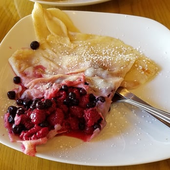 Perk On Main - Lemon berry crepe (it was OK, not a crepe I'd order again) - Creperies Near Me - Middletown, Connecticut Perk On Main - Lemon berry crepe (it was OK, not a crepe I'd order again) - Creperies Near Me - Middletown, Connecticut