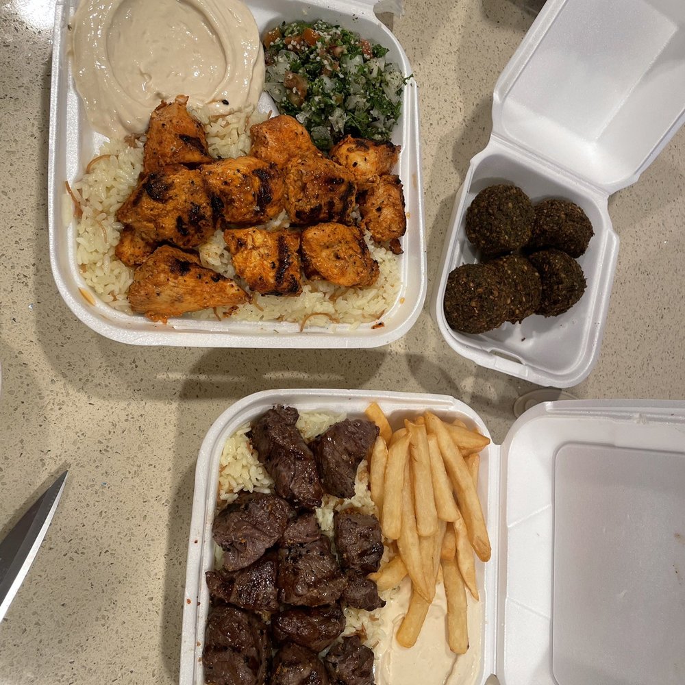 Zait Bistro - Chicken Kabab Combo Plate & Beef Kabab Combo Plate - Mediterranean Near Me - Rancho Cucamonga, California Zait Bistro - Chicken Kabab Combo Plate & Beef Kabab Combo Plate - Mediterranean Near Me - Rancho Cucamonga, California