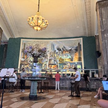 Conwell Hall - Lobby and bank teller stations - Cafes Near Me - New York, New York Conwell Hall - Lobby and bank teller stations - Cafes Near Me - New York, New York