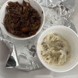 Pot roast and mash. Missing green beans Pot roast and mash. Missing green beans