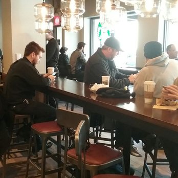 Starbucks - Bar area in front of cashier. - Coffee & Tea Near Me - Chicago, Illinois Starbucks - Bar area in front of cashier. - Coffee & Tea Near Me - Chicago, Illinois