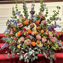 Flowers On Broad - Arrangement for Sunday church service