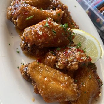 7 Mile House - Sweet Chili Garlic Wings - Sports Bars Near Me - Brisbane, California 7 Mile House - Sweet Chili Garlic Wings - Sports Bars Near Me - Brisbane, California