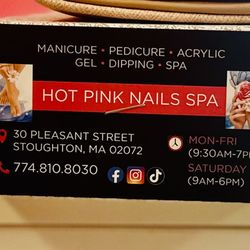 Hot Pink Nails Spa