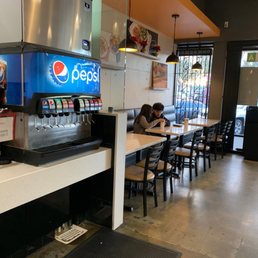 Fountain drinks and Dining Area Fountain drinks and Dining Area