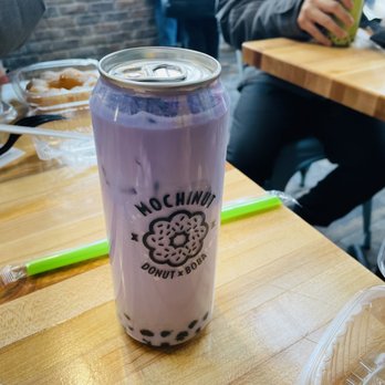Mochinut - ube boba tea - Donuts Near Me - Chicago, Illinois