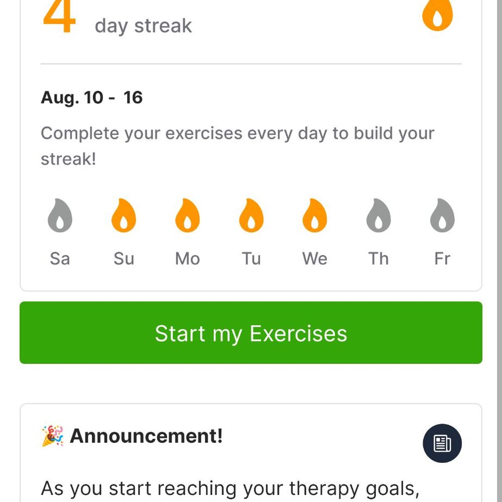 In Motion O.C. - In Motion OC App, has a "Dailies" feature to motivate you to exercise and stretch - Trainers Near Me - Irvine, California