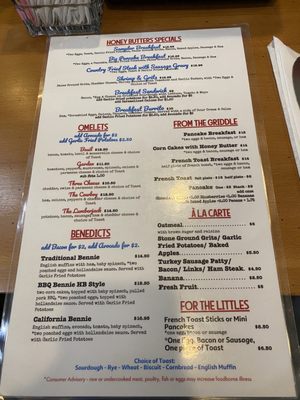 Menu photo 5 Honey Butter's Kitchen Williamsburg, VA
