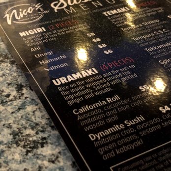 Nico's Pier 38 - The night we went they debuted their sushi menu! - Seafood Near Me - Honolulu, Hawaii Nico's Pier 38 - The night we went they debuted their sushi menu! - Seafood Near Me - Honolulu, Hawaii