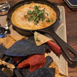 OBC Kitchen - Elote dip and tortilla chips that were very fresh and crispy