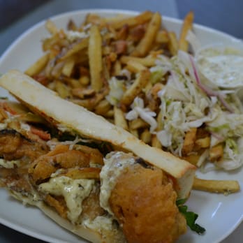 The Fish Counter - Oyster Po'Boy. - Fish & Chips Near Me - Vancouver, British Columbia The Fish Counter - Oyster Po'Boy. - Fish & Chips Near Me - Vancouver, British Columbia