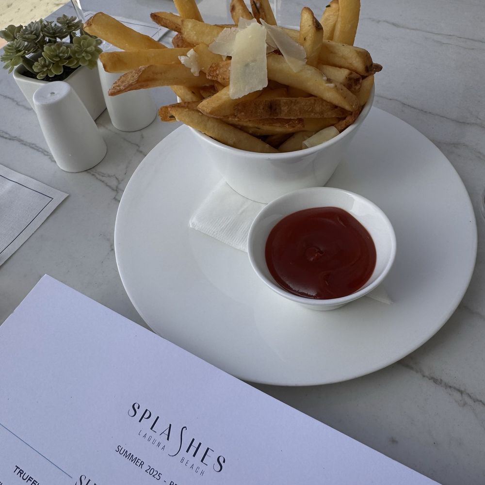 Splashes Restaurant - Truffle Frites - New American Near Me - Laguna Beach, California Splashes Restaurant - Truffle Frites - New American Near Me - Laguna Beach, California