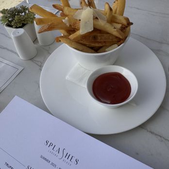 Splashes Restaurant - Truffle Frites - New American Near Me - Laguna Beach, California