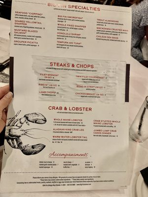 Menu photo 8 Big Fin Seafood Orlando, FL Menu photo 8 Big Fin Seafood Orlando, FL
