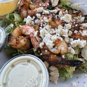Magnolia Grill - Salad with Grilled Shrimp - Southern Near Me - Natchez, Mississippi Magnolia Grill - Salad with Grilled Shrimp - Southern Near Me - Natchez, Mississippi