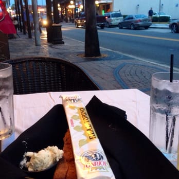 Bernini - Bread, butter & outside view at Bernini - Italian Near Me - Tampa, Florida