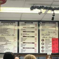 Lucky Chino - Menu
