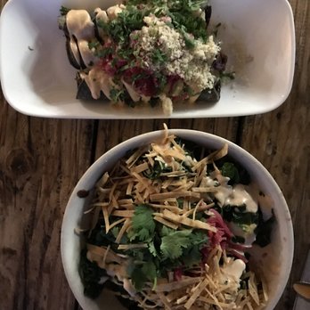 Seabirds Kitchen - Locals bowl with the purple taquitos! My favorite dishes so far. Yum. - Vegan Near Me - Costa Mesa, California
