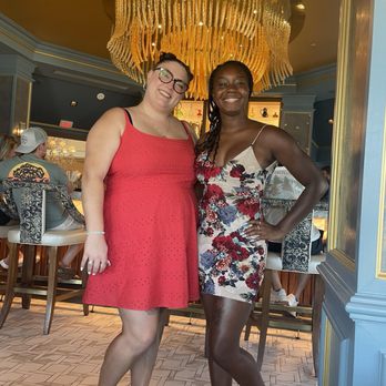 Enchanted Rose - Chandelier bar area - Lounges Near Me - Lake Buena Vista, Florida