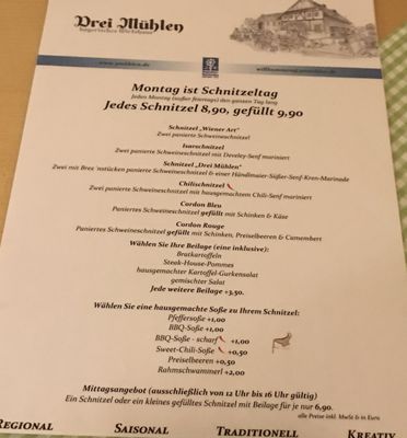 Menu photo 1 Drei Mühlen Munich, BY