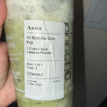 Starbucks - Matcha with chocolate that I never asked for - Coffee & Tea Near Me - Greenfield, California Starbucks - Matcha with chocolate that I never asked for - Coffee & Tea Near Me - Greenfield, California
