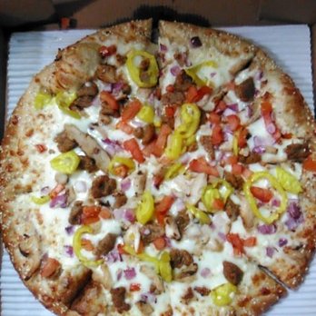 Sammy's Pizza - Medium Mediterranean pizza, asses Italian sausage, butter sesame crust - Pizza Near Me - Westland, Michigan Sammy's Pizza - Medium Mediterranean pizza, asses Italian sausage, butter sesame crust - Pizza Near Me - Westland, Michigan