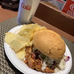 Route 66 RoadRunner - Pulled pork sandwich
