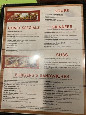 Menu photo 6 Farmers Cafe Carleton, MI