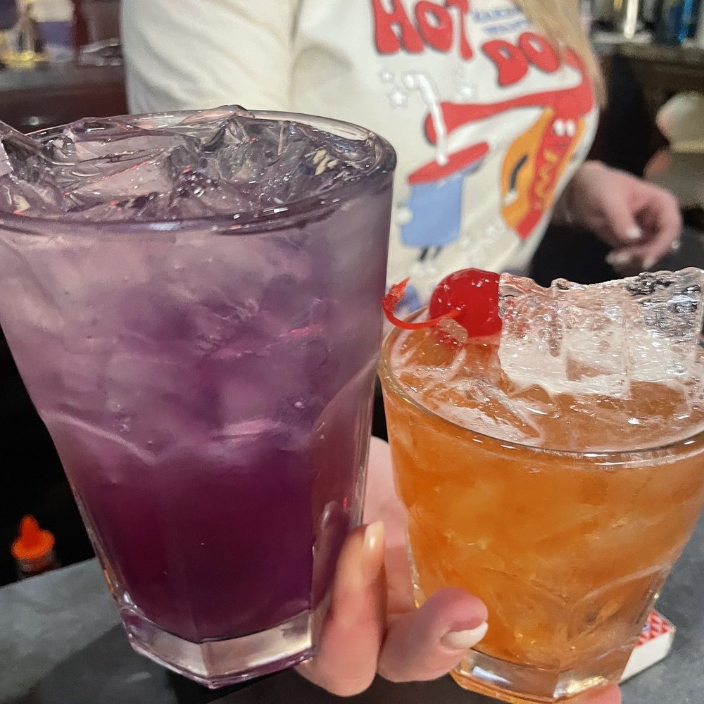 I took a picture thinking those are the next drinks I'll try when I come again! (I had tequila with fresh muddled strawberries) I took a picture thinking those are the next drinks I'll try when I come again! (I had tequila with fresh muddled strawberries)