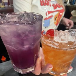 I took a picture thinking those are the next drinks I'll try when I come again! (I had tequila with fresh muddled strawberries) I took a picture thinking those are the next drinks I'll try when I come again! (I had tequila with fresh muddled strawberries)