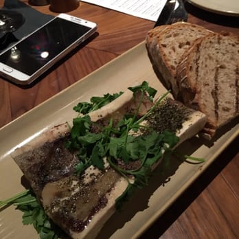 Saint & Second - Bone marrow appetizer, had to try but not my favorite. An acquired taste. Nice presentation. - New American Near Me - Long Beach, California