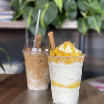 Coffee Story - Mango Shaved ice, tiramisu latte - Coffee & Tea Near Me - Aurora, Colorado
