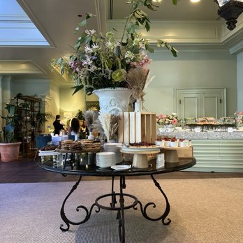 The Palmetto Cafe - The dessert table ! I could place a chair next to it and never leave. - New American Near Me - Charleston, South Carolina