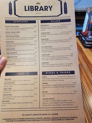 Menu photo 4 The Library Taphouse & Kitchen Macon, GA