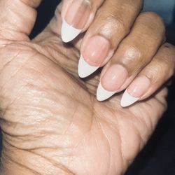 99 Elegant Nail - Gel X nails in French.