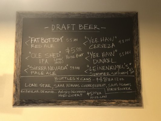 Menu photo 1 Creekside Brewing Company Crossville, TN Menu photo 1 Creekside Brewing Company Crossville, TN