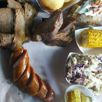 The Beach House - Paniolo Platter with ribs, brisket, and sausage. - Bars Near Me - Honolulu, Hawaii The Beach House - Paniolo Platter with ribs, brisket, and sausage. - Bars Near Me - Honolulu, Hawaii