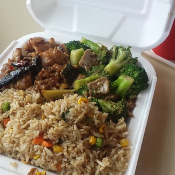 Panda Express - Fried Rice, kung pow chic, beef with broc... very tasty - Chinese Near Me - Jacksonville, Florida Panda Express - Fried Rice, kung pow chic, beef with broc... very tasty - Chinese Near Me - Jacksonville, Florida